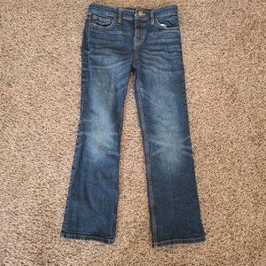 Cat and Jack Boys size 12 Bootcut Stretch Jeans Dark Rinse